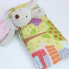 보몽드 인견 메밀속통 아기베개 도로시 20 x 40 cm, 그린