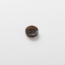 HR빅버튼 덴마크 단추 18mm, 브라운, 4개