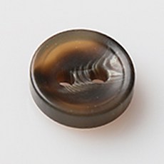 HR빅버튼 아고라 단추 21mm, 브라운, 12개입