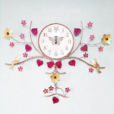 플라워벽시계