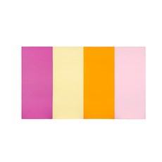 퍼니존 퍼니테라피 핫핑크비비드 시리즈4 유아폴더매트, 핫핑크 + 아이보리 + 오렌지 + 베이비핑크