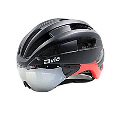 DBIKE 쉴드 고글헬멧, 블랙레드