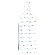 로엠디자인 양면 서빙도마 오렌지넝쿨로즈, 파스텔물고기떼, 1개