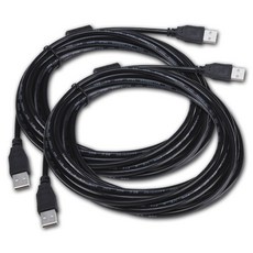 칼론 고급형 USB 2.0 연장 케이블 수 수, 2개입, 3m