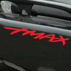 그리븐 TMAX 야마하 티맥스 바이크 데칼 오토바이스티커 10275 15cm, 레드, 2개입