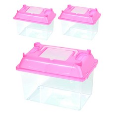 아쿠아선두 클린채집통 L 핑크, 3개