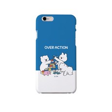 오버액션토끼 꼬마토끼와곰 챠밍 슬림하드 휴대폰 케이스