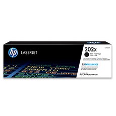 HP No.202X 대용량 정품토너 CF500X, 검정, 1개