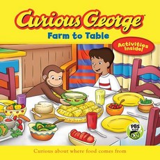 Curious George: Farm to Table Hardcover, Houghton Mifflin
