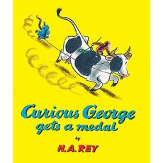 Curious George Gets a Medal Hardcover, Houghton Mifflin