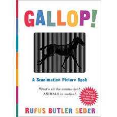 Gallop! A Scanimation Picture Book Hardcover, Workman Publishing