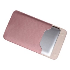 아리코 맥북 노트북 슬리브 파우치, 핑크, 15.4in