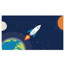 유브이디에스 아트보드 주방시트지 위험한 우주 여행, 1개