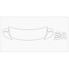 헥시스 BMW 328 BASE HFM BIKINI WRAPPED PVC PPF 보호필름, C형, 1개 - 차량랩핑시트