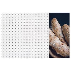 앤비커머스 인테리어타공판 길쭉이빵 우 WHITE, 1개