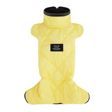 퍼피엔젤 반려견용 MAC CALCARY 오버롤 패딩, 280 YELLOW, 1개