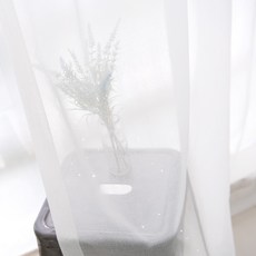 화이트린넨커튼