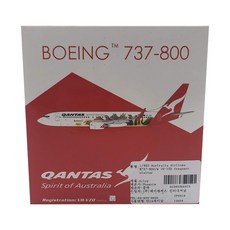 Phoenix 1:400 Australia Airlines B737-800/w VH-VZD frequent visitor 비행기 다이캐스트, 혼합 색상