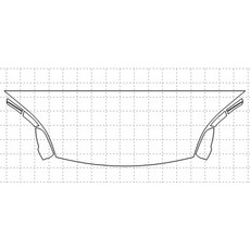 헥시스 제규어 F TYPE BASE 2018 PVC PPF 보호필름 차량용 가드용품, 09. HFM, STRAIGHT (B형), 1개