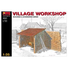 Mini Art 1:35 Village Workshop 塑料模型搭建, 1個