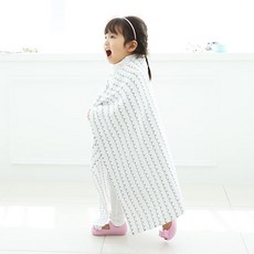 아임리빙 거즈 배덮개 이불 대 105 x 105 cm, 쁘띠라인