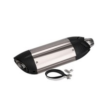DL 모터사이클 튜닝 부품 야마하 TMAX500 530 Honda CBR300 500 호환 스테인리스 머플러 C, 1개