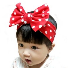 아기왕리본헤어밴드