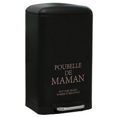 달팽이리빙 푸벨드마망 페달 휴지통 20L, 블랙, 1개