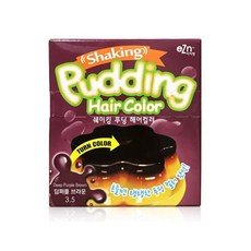 이지엔 쉐이킹 푸딩 헤어컬러 염모제, 딥퍼플 브라운 3.5, 1개