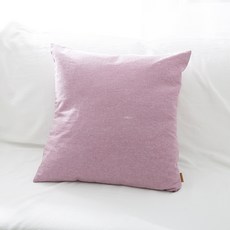 디자인타임 소프트린넨 쿠션 방석커버, 딥핑크