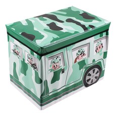 DM 알럽홈 캐릭터 접이식 부직포박스, 군인B, 1개