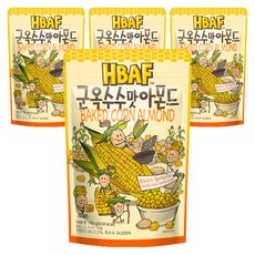 HBAF 군옥수수맛 아몬드, 190g, 4개