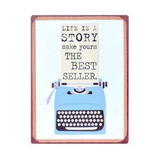 패디스마켓 LIFE IS STORY 사인 인테리어보드 CR-TW47SA, 혼합 색상
