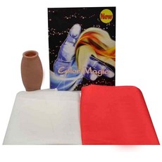 Kingmagic Partybok魔法用品29條圍巾紅+白+染缸棕MASUL05901, 1套