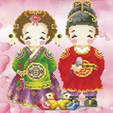 십자수혼례하는날