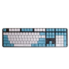 씽크웨이 CROAD 염료승화냥 고양이 키캡, X58 PBT, 화이트 + 블루