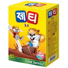 DONGSUH 東西食品 Jetty巧克力沖泡粉, 17g, 80入, 1個