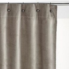 라흐두뜨 벨벳 커튼 아일렛탑 F709547, grey