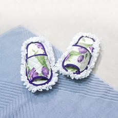 바이데코 탈부착 초극세사 실내화, 퍼플, 1개