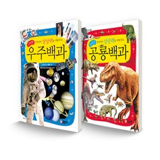 어린이 과학백과 세트 우리아이 상상력을 키워 주는 신비한 우주백과 + 놀라운 공룡백과, 글송이