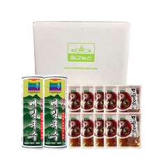칠갑농산 메밀국수 1kg x 2p + 모밀소스 200ml x 10p, 1세트
