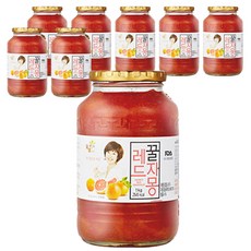 꽃샘 꿀 레드자몽차, 1kg, 8개
