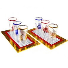 Partybok 魔法工具 魔法板 2p + 杯紅色 2p + 藍色 2p + 黃色 2p, 1套