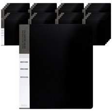 레드루프 OA 클리어바인더화일 A4 60매, 블랙, 45개입