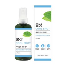 더허브샵 쿨샷 스프레이 페퍼민트향, 100ml, 1개