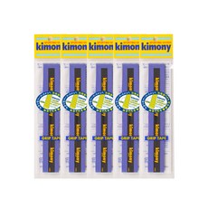 키모니 배드민턴 하이 소프트 배드민턴 스파이럴 그립 KGT105 5p, 네이비