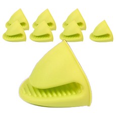 矽膠隔熱套, 綠色, 8件