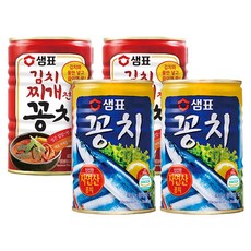 샘표 김치찌개전용 꽁치 400g x 2p + 꽁치 400g x 2p, 1세트
