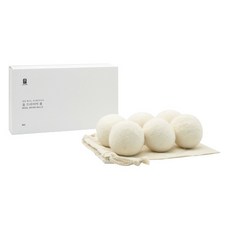 생활공작소 울드라이어볼 6p + 면주머니, 1세트