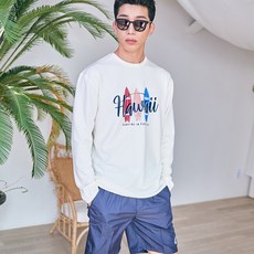 나야스타일 남성용 케언즈 오버핏 래쉬가드 상의 + 보드숏 세트